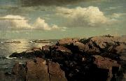 William Stanley Haseltine Massachusetts oil painting